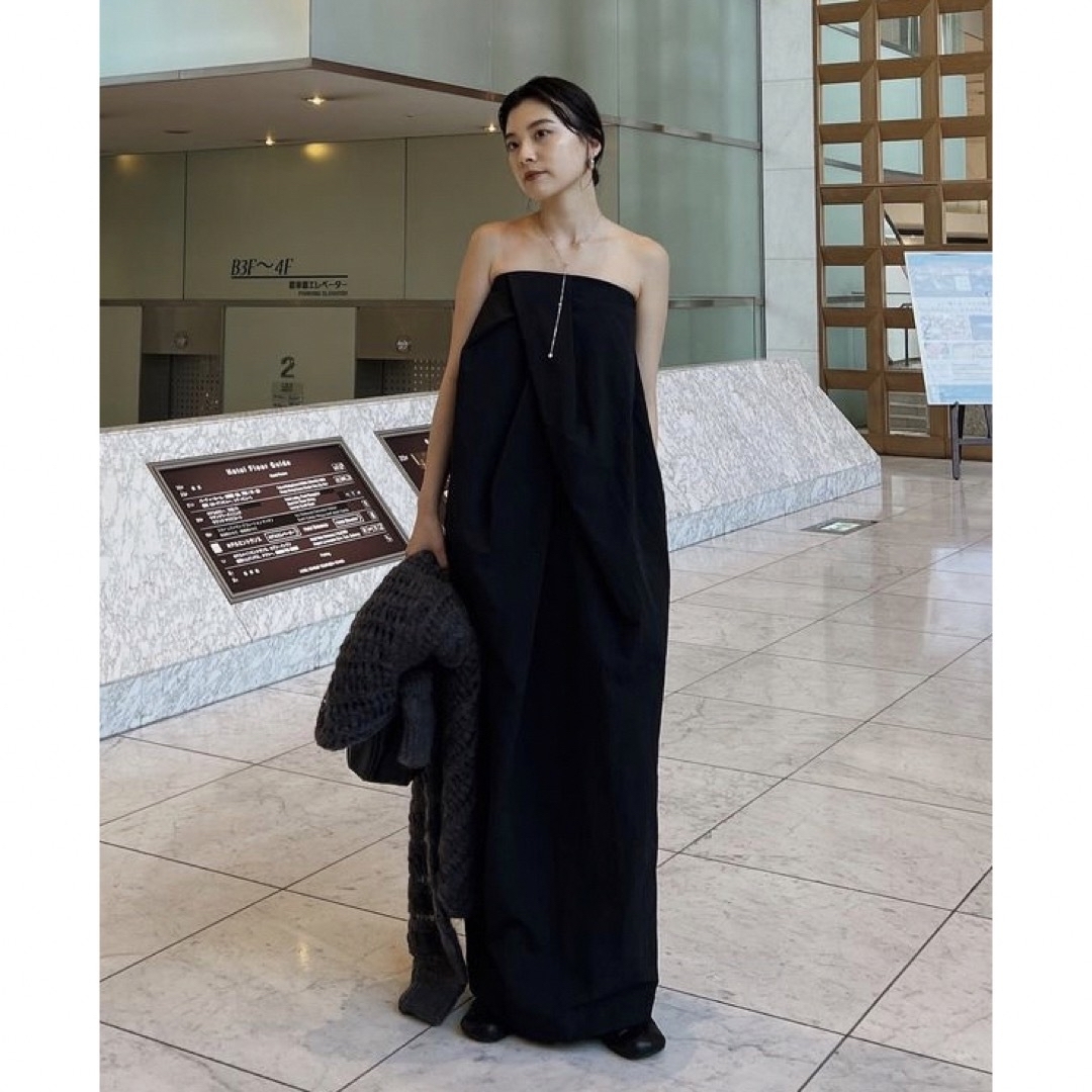 ETRE TOKYO - etre tokyo ナイロンワッシャーベアドレスの通販 by flea ETRE TOKYO - etre tokyo ナイロンワッシャーベアドレスの通販 by flea