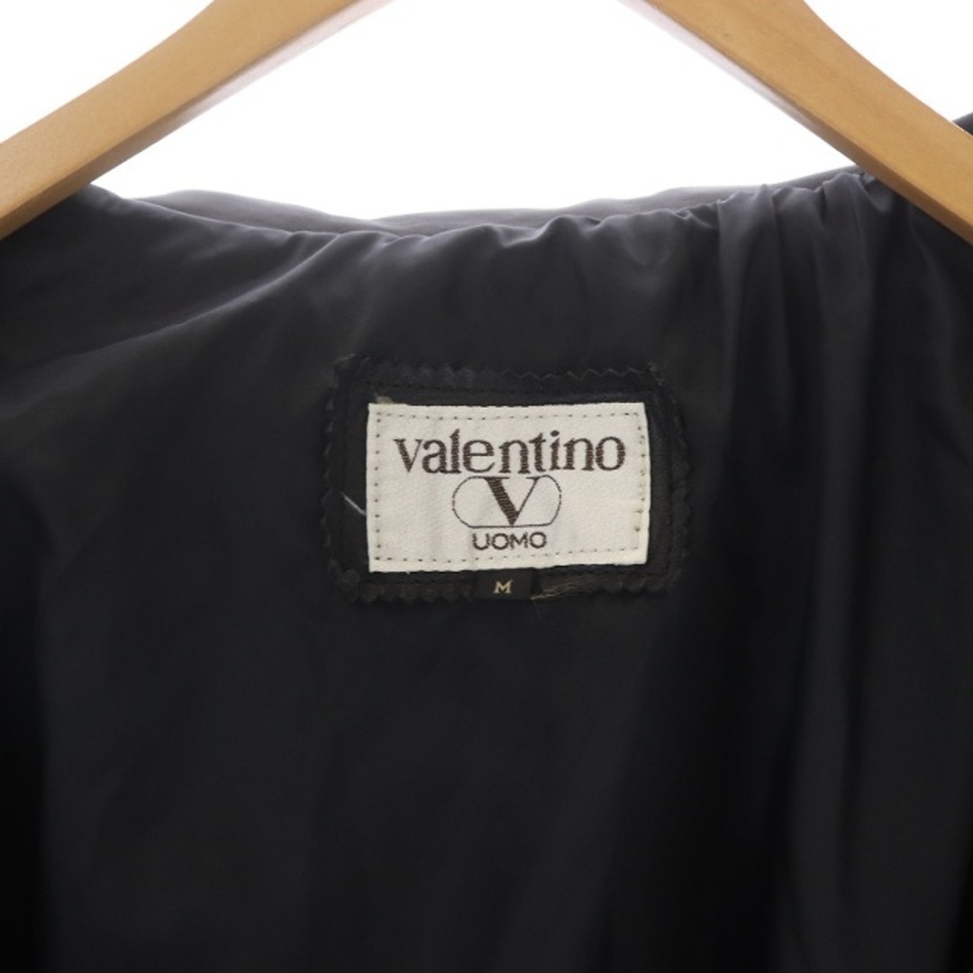 VALENTINO UOMO レザージャケット ブルゾン ジップアップ M 黒 6