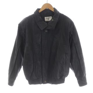 VALENTINO UOMO レザージャケット ブルゾン ジップアップ M 黒