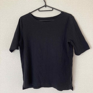 グローブ(grove)の黒　カットソー (Tシャツ(半袖/袖なし))