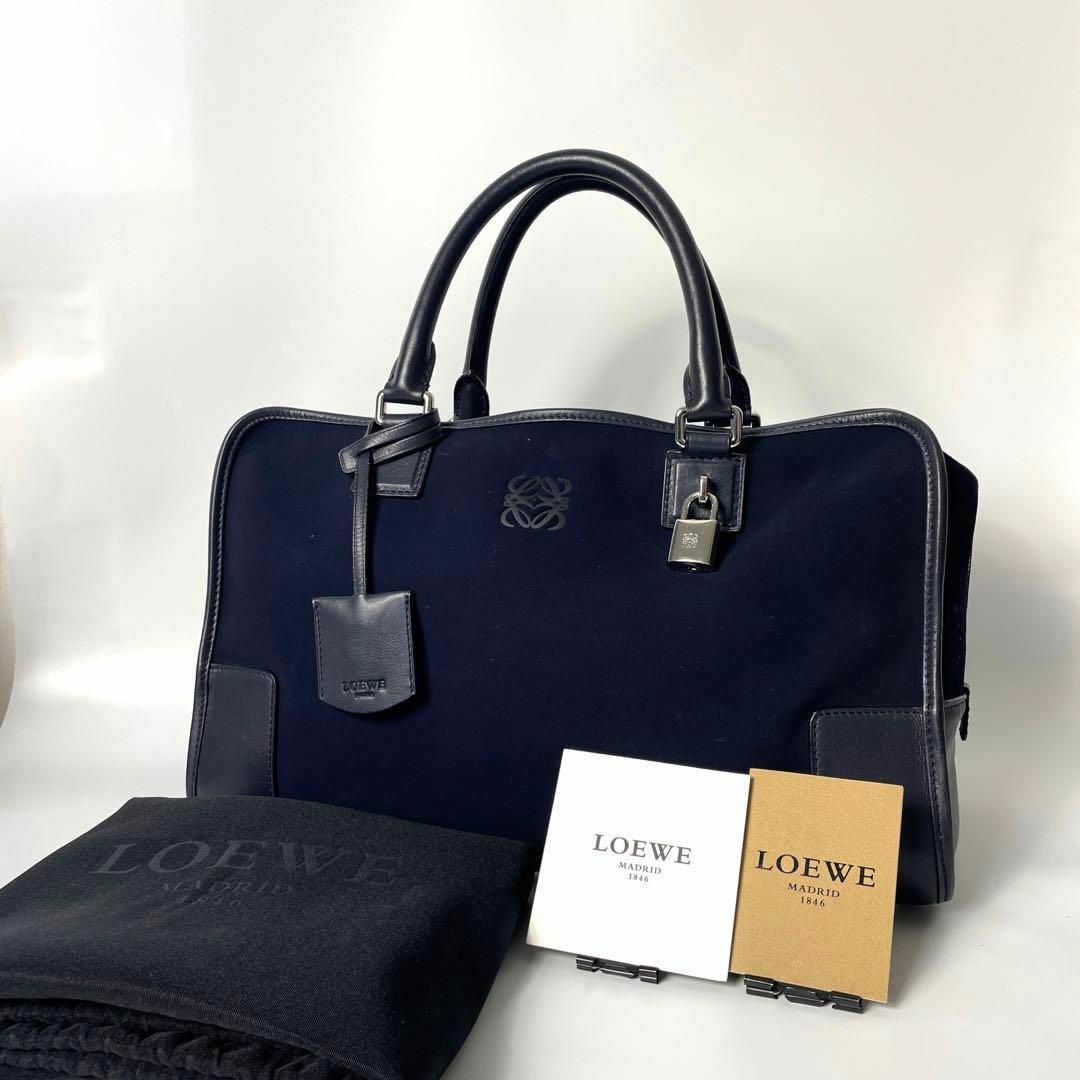 LOEWE - 【美品・布袋付】ロエベ アマソナ36 カーフレザー×スエード