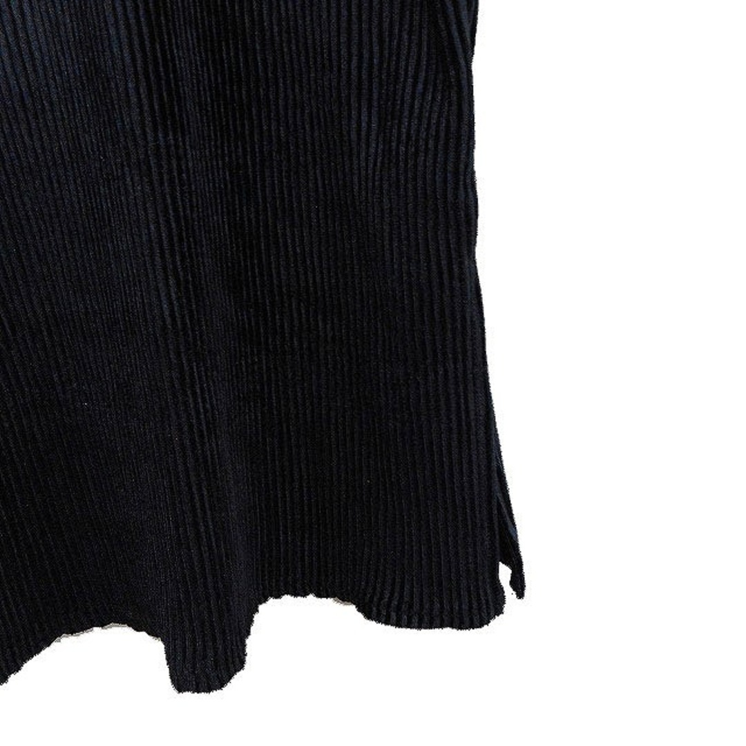 MURUA(ムルーア)のムルーア MURUA リブ カットソー Tシャツ 半袖 クルーネック ベロア レディースのトップス(カットソー(半袖/袖なし))の商品写真