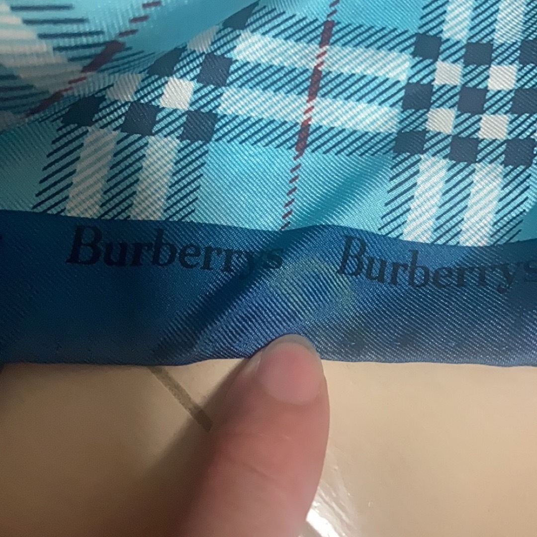 希少 レア バーバリー burberrys ノバチェック シルクスカーフ