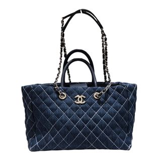 CHANEL   シャネル チェーントートバッグ マトラッセ エナメル ココ