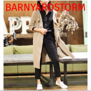 BARNYARDSTORM - 2、3回着用★ BARNYARDSTORM ミラノリブロングガウンコート