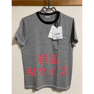 モンクレール(MONCLER)の【新品】MONCLER ボーダー ポケット Tシャツ サイズM(Tシャツ/カットソー(半袖/袖なし))