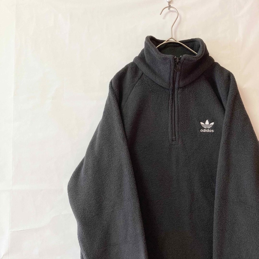 Originals(adidas) - アディダス フリース ハーフジップ プル