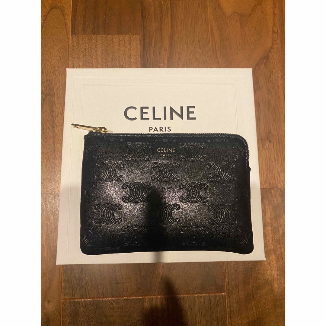 【rpp様専用】値下げ不可　CELINE　フック付きコイン ＆ カードポーチのサムネイル