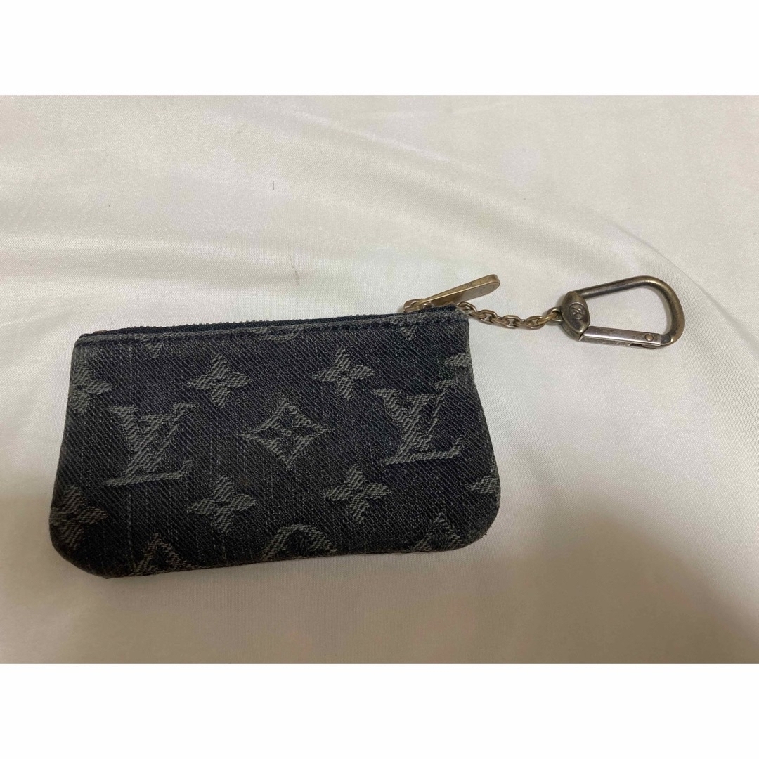 LOUIS VUITTON ルイヴィトン モノグラム デニム ポシェットクレ コインケース M95616 ブラック by