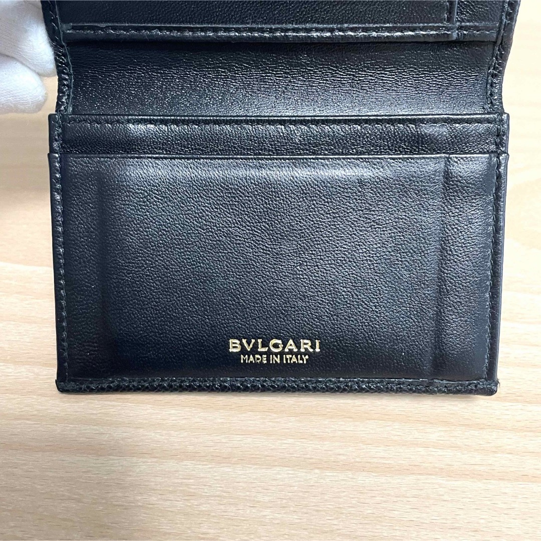 ✨極美品✨ BVLGARI ブルガリ レザー 定期入れ 名刺入れ ブラック 6