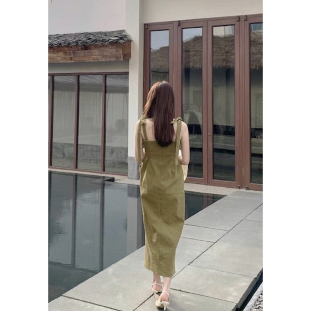 DEICY デイシー me couture ビスチェサロペットワンピース ロング