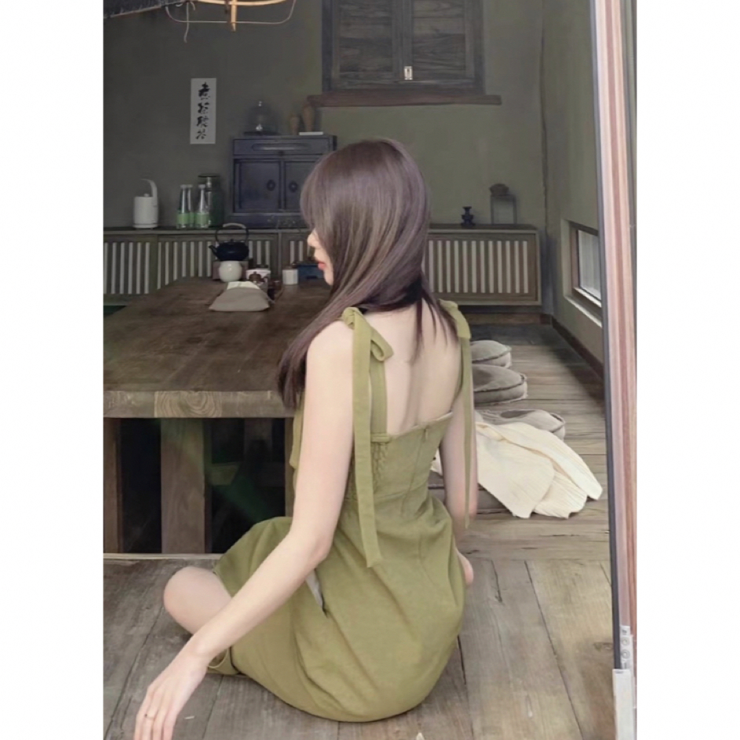 DEICY デイシー me couture ビスチェサロペットワンピース ロング
