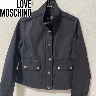 モスキーノ(MOSCHINO)のLOVE MOSCHINO ラブモスキーノ　レディース　ナイロンジャケット　M(ナイロンジャケット)