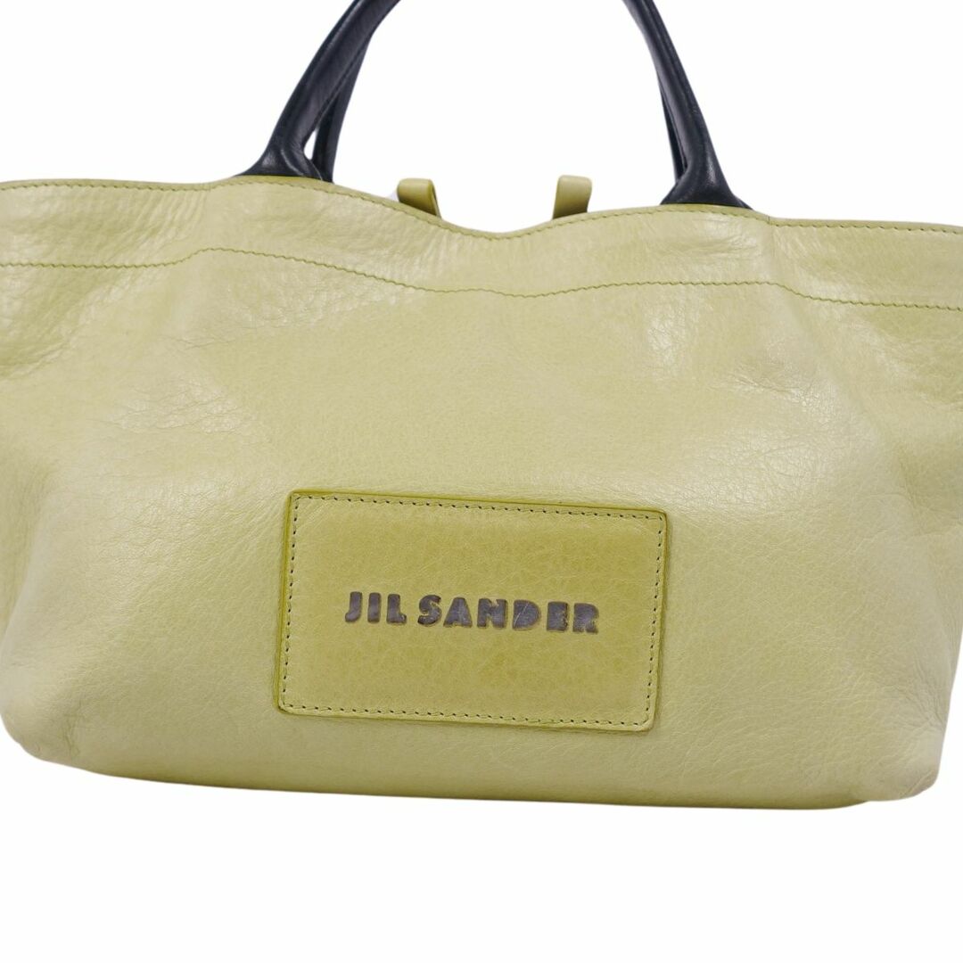 Jil Sander(ジルサンダー)のジルサンダー JIL SANDER バッグ ハンドバッグ トートバッグ カーフレザー カバン レディース ライトグリーン レディースのバッグ(ハンドバッグ)の商品写真