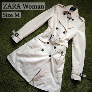 ザラ(ZARA)の✨美品✨これからの通勤・通学に最適☆ZARA Woman ロングトレンチコート(トレンチコート)