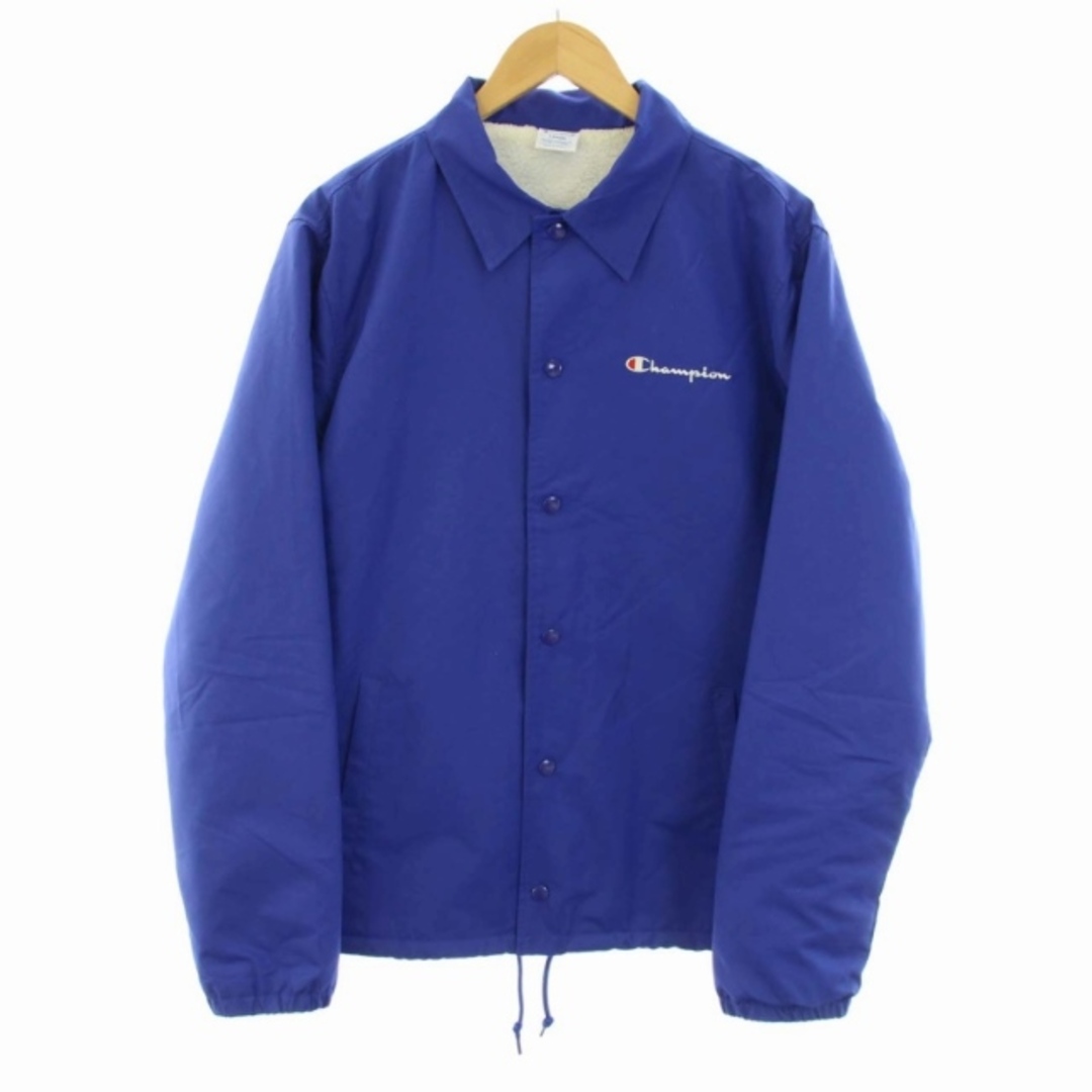 Champion(チャンピオン)のCHAMPION COACH JACKET BOA FLEECE L 青 メンズのジャケット/アウター(ブルゾン)の商品写真