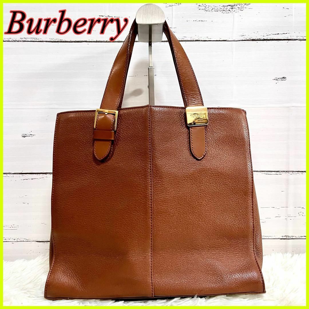 BURBERRY - 【極美品】バーバリー ハンドバッグ トートバッグ レザー