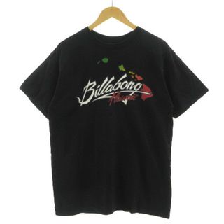 ビラボン(billabong)のビラボン BILLABONG Tシャツ 半袖 ロゴプリント コットン 黒 L(Tシャツ/カットソー(半袖/袖なし))