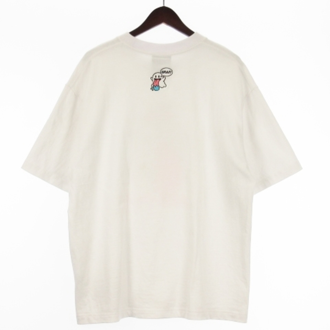 グラフアンドユー GRAFu0026WU Tシャツ 半袖 プリント ホワイト XL-