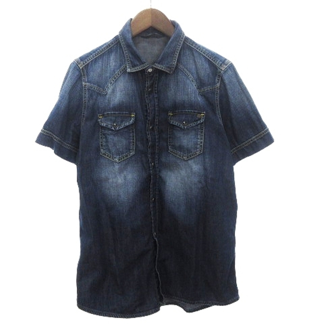 DIESEL ディーゼル デニムシャツ 半袖 - Tシャツ/カットソー(半袖/袖なし)