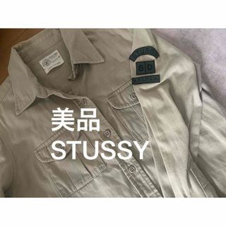 ステューシー(STUSSY)の美品　STUSSY ステューシー　コットンシャツ(シャツ/ブラウス(長袖/七分))