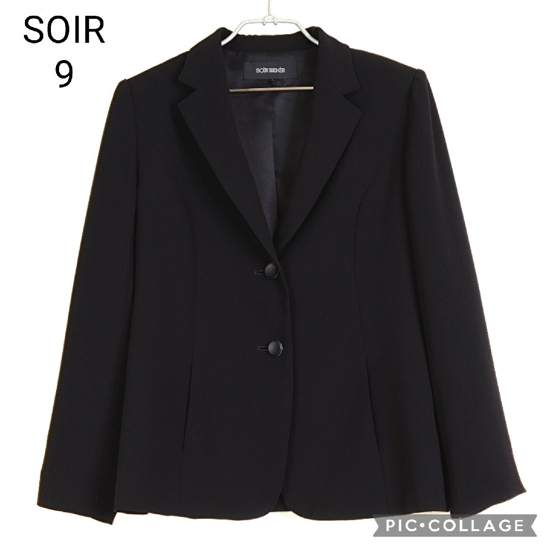 SOIR - 【タグ付き】ソワール洗えるフォーマルテーラードジャケットの