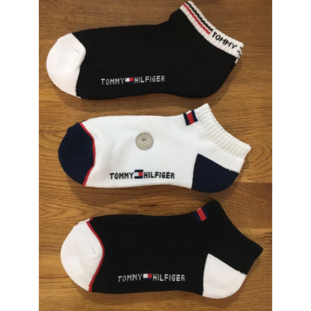 TOMMY HILFIGER(トミーヒルフィガー)の新品トミーヒルフィガーTOMMY HILFIGERレディース3足セット4701 レディースのレッグウェア(ソックス)の商品写真