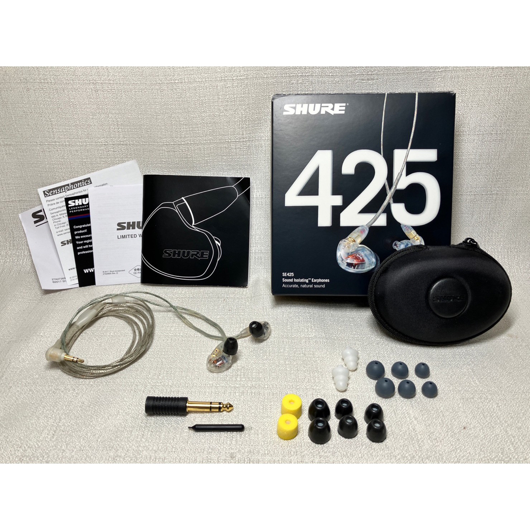 SHURE イヤホン SEシリーズ SE カナル型 SE CL Aの通販 by かお