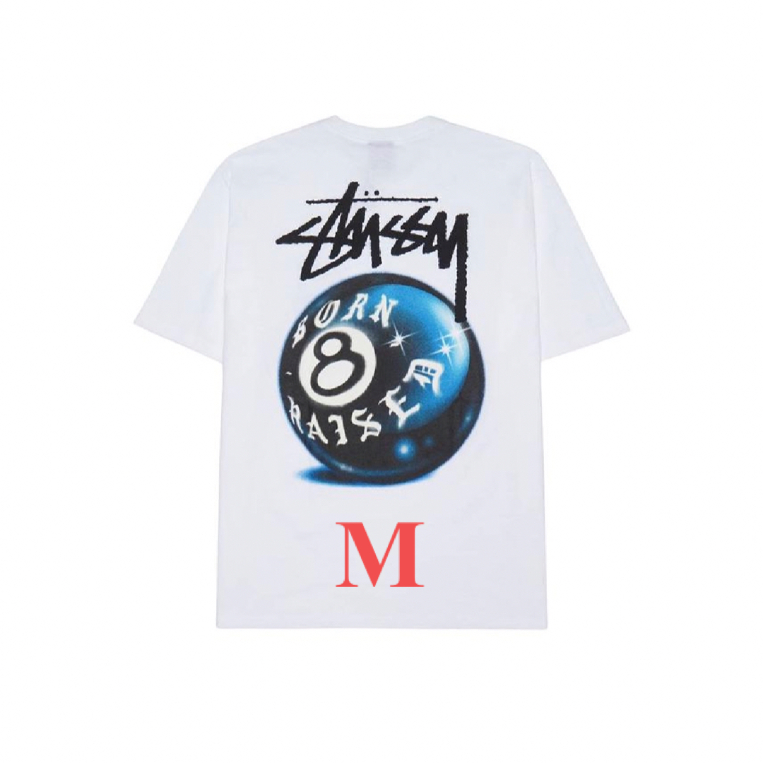 【Lサイズ】新品 タグ付き stussy 8ボール Tシャツ ホワイト