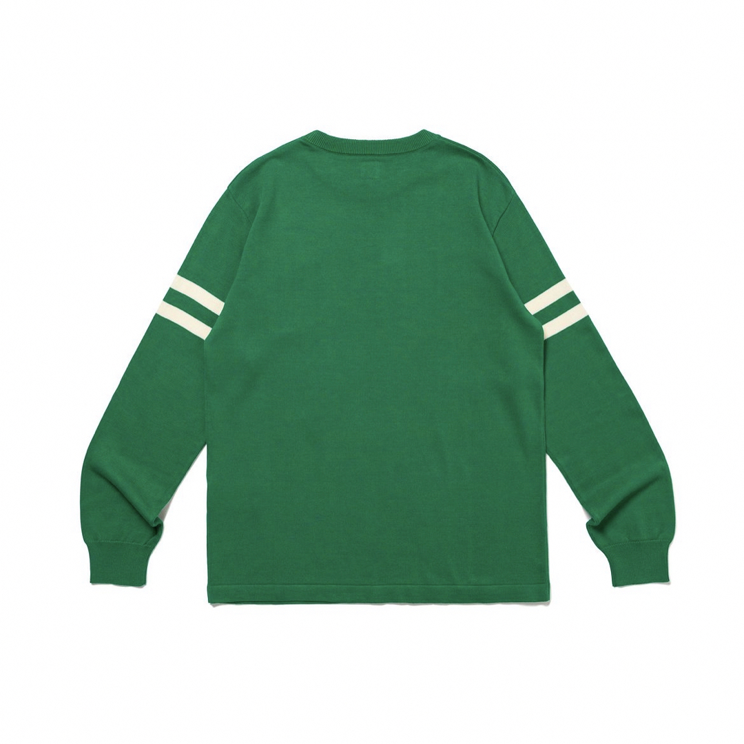 HUMAN MADE 2023FW KNIT SWEATER #1 GREEN XLサイズ ヒューマンメイド