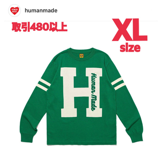 ヒューマンメイド(HUMAN MADE)のHUMAN MADE KNIT SWEATER #1 GREEN XLサイズ(ニット/セーター)