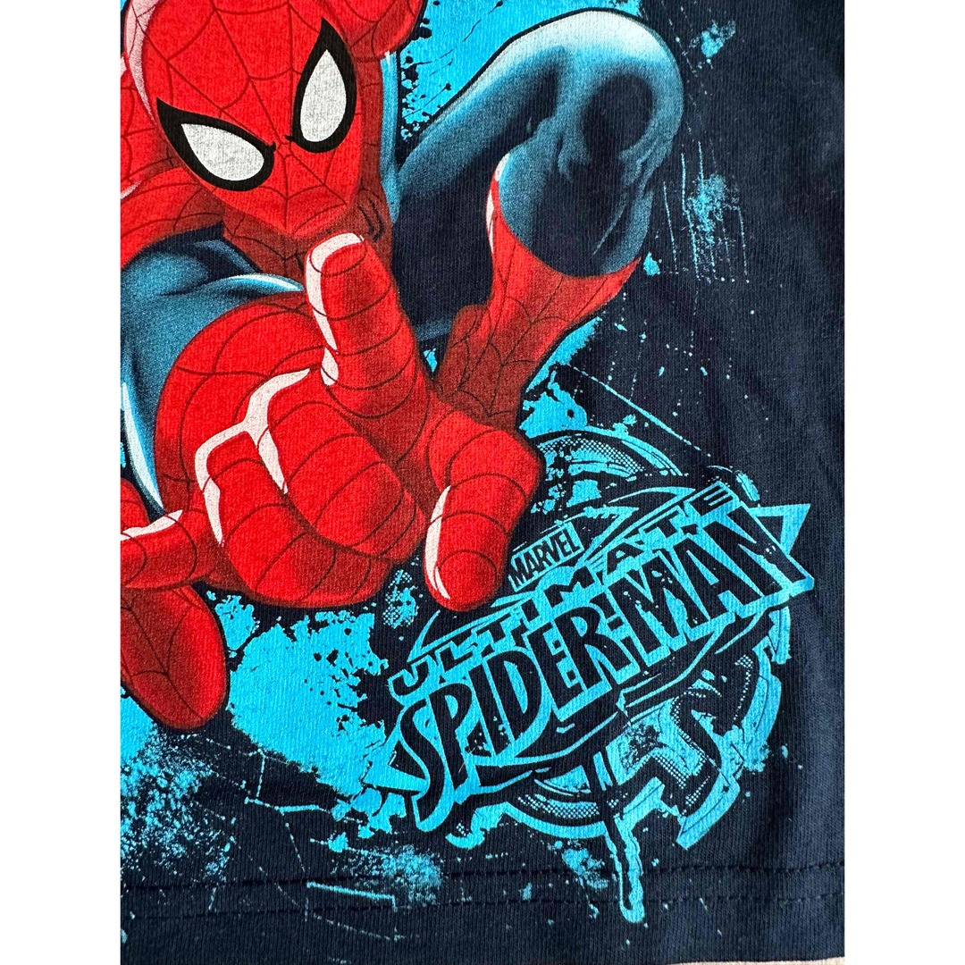 MARVEL(マーベル)のアメリカ購入マーベル2Tスパイダーマン未使用Tシャツ古着ヴィンテージ  ヒーロー キッズ/ベビー/マタニティのキッズ服男の子用(90cm~)(Tシャツ/カットソー)の商品写真