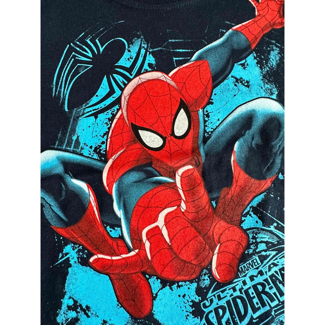 MARVEL(マーベル)のアメリカ購入マーベル2Tスパイダーマン未使用Tシャツ古着ヴィンテージ  ヒーロー キッズ/ベビー/マタニティのキッズ服男の子用(90cm~)(Tシャツ/カットソー)の商品写真