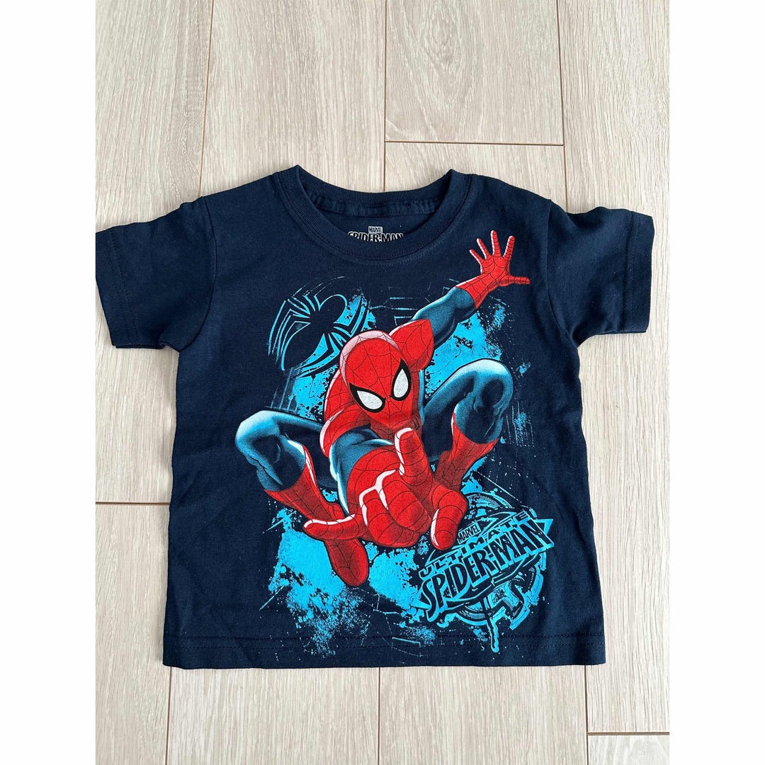 MARVEL(マーベル)のアメリカ購入マーベル2Tスパイダーマン未使用Tシャツ古着ヴィンテージ  ヒーロー キッズ/ベビー/マタニティのキッズ服男の子用(90cm~)(Tシャツ/カットソー)の商品写真