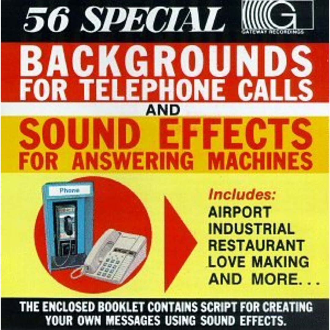 Backgrounds Telephone Calls & Sound Effects Answer/Gateway Records