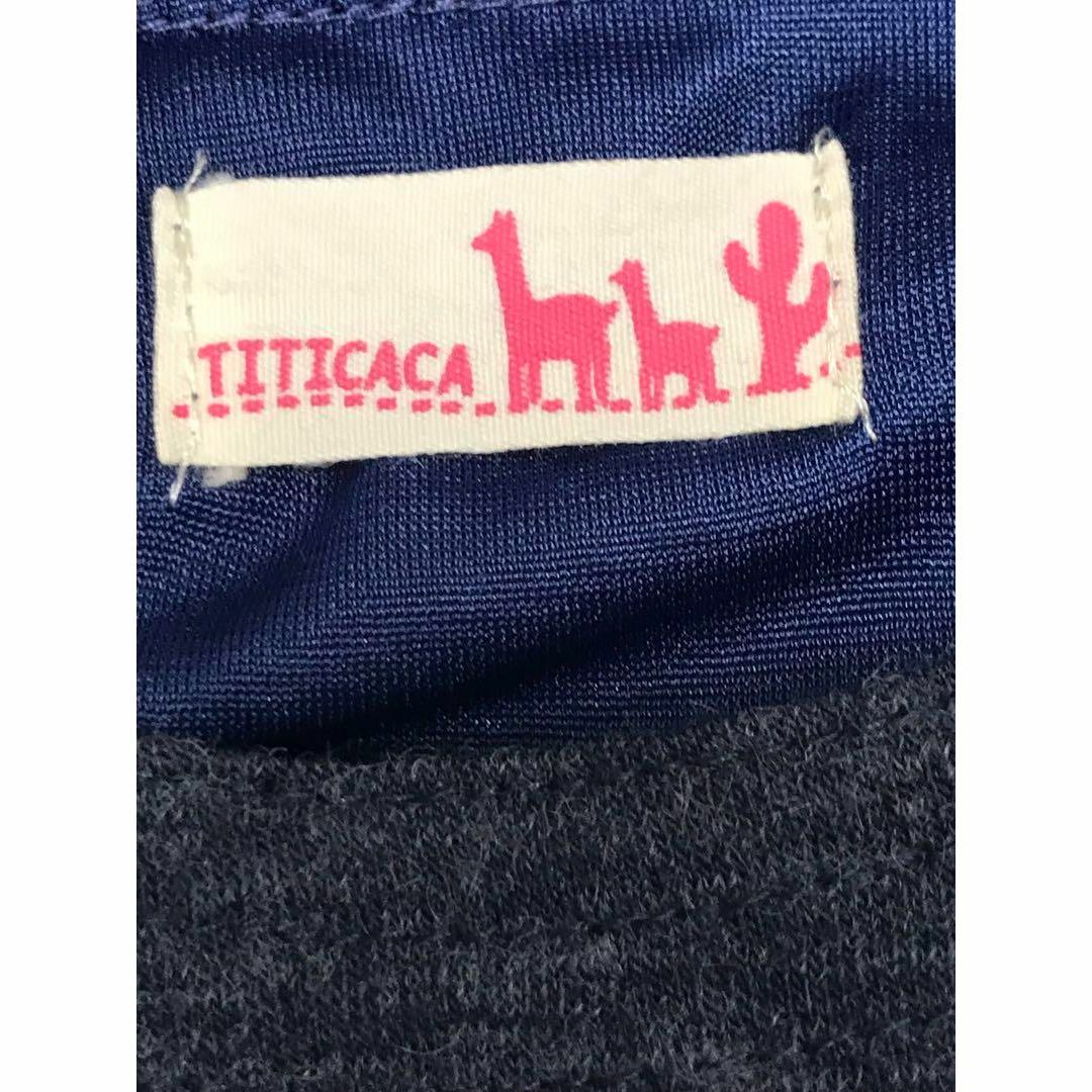 titicaca(チチカカ)のチチカカ　長袖ワンピースミニ　チュニック　フリーサイズ　合わせやすく可愛い。 レディースのワンピース(ミニワンピース)の商品写真
