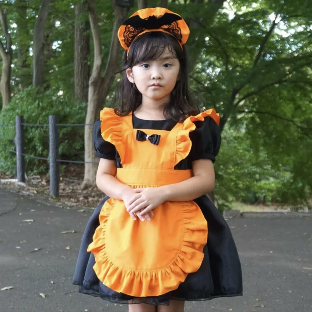 ハロウィンかぼちゃのメイド服