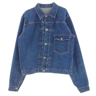 リーバイス(Levi's)のLevi's リーバイス デニムジャケット ヴィンテージ オリジナル 50s 506xx トップボタン裏ドーム状 ツープロング 片面均等V フラップ裏ライトオンス デニム ジャケット インディゴブルー系【中古】(その他)