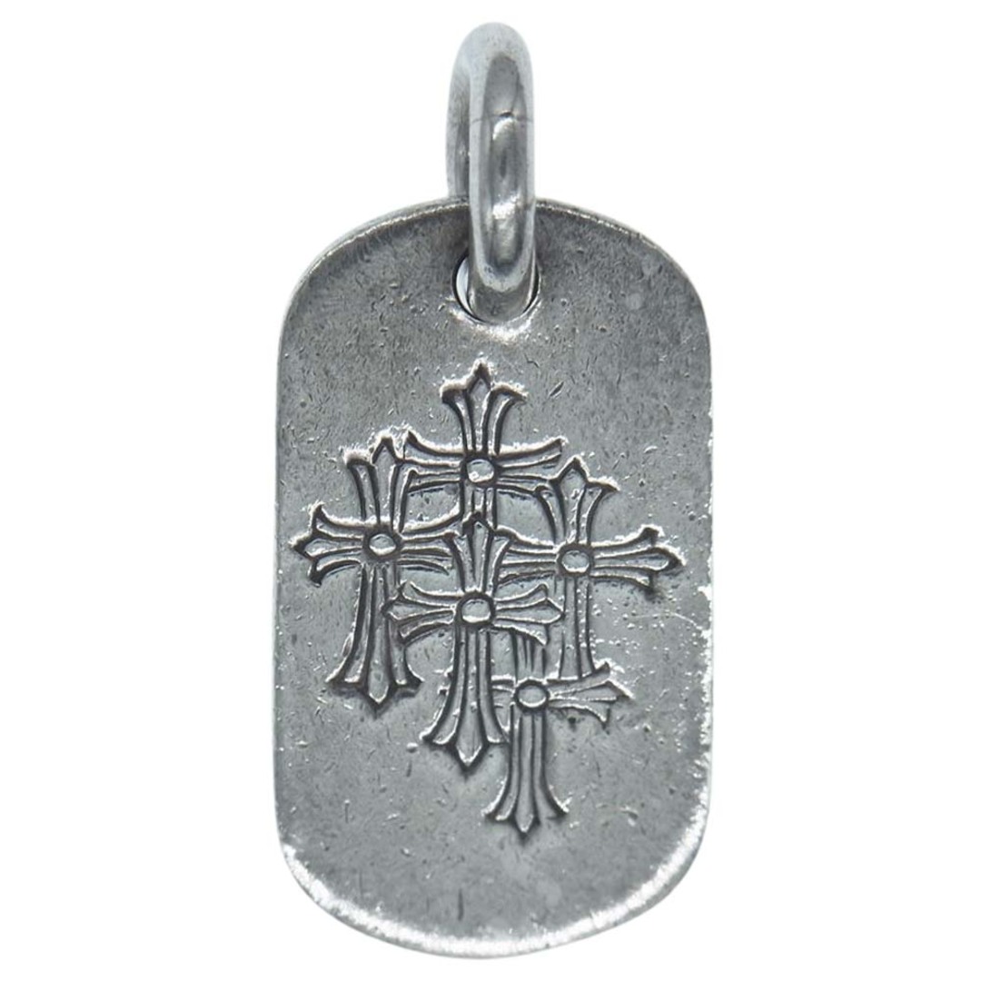 メンズCHROME HEARTS クロムハーツ（原本無） ペンダントトップ Cemetery Cross Dogtag セメタリークロス ドッグタグ ペンダントトップ シルバー系