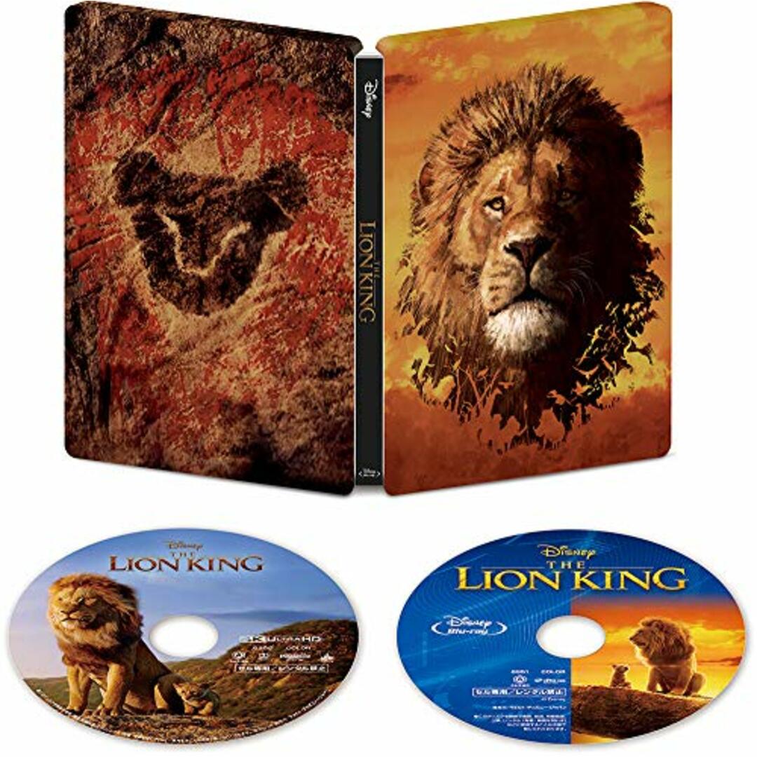 ライオン・キング 4K UHD MovieNEX スチールブック [4K ULTRA HD+ブルーレイ+デジタルコピー+MovieNEXワールド] [Blu-ray]/ジョン・ファヴロー