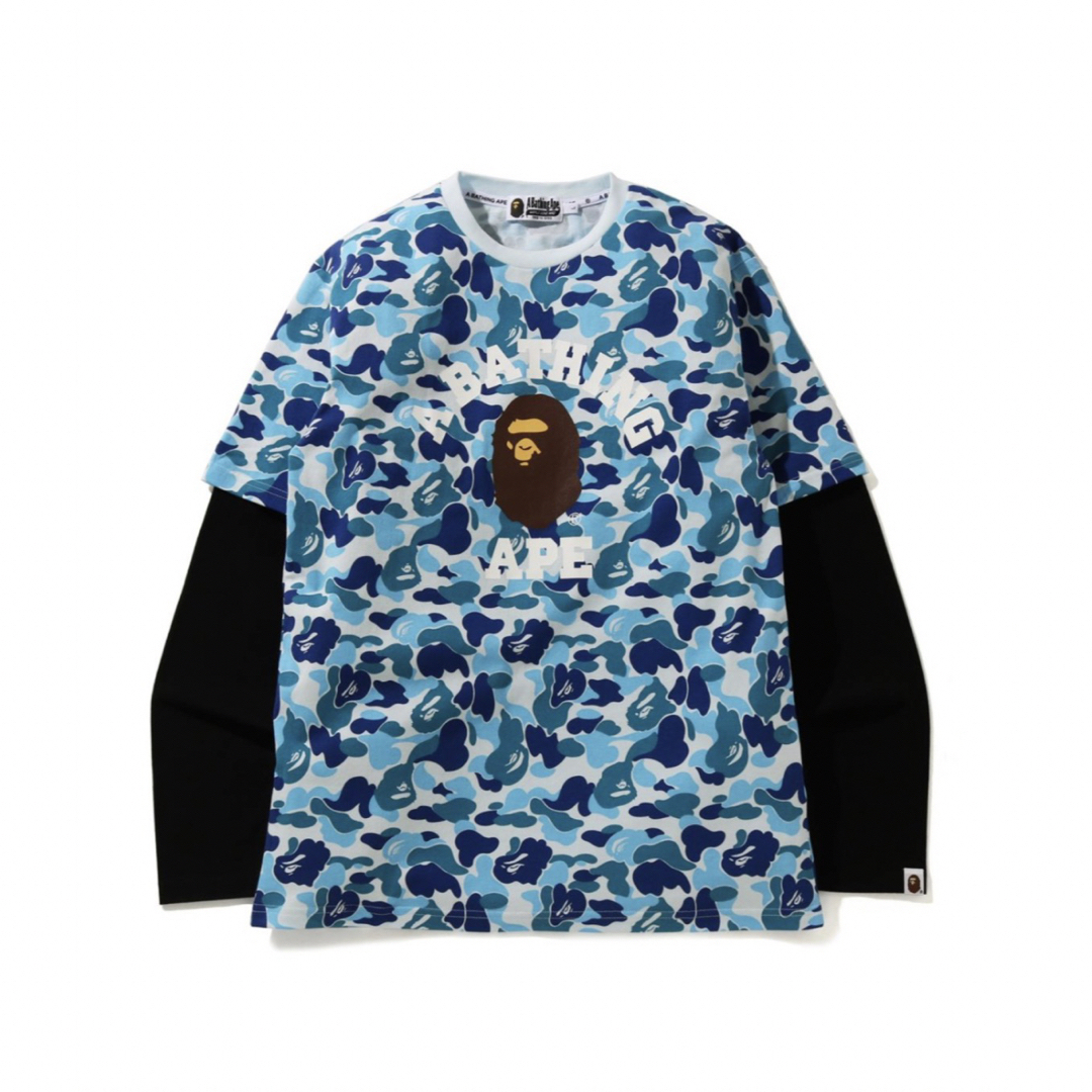 ABC CAMO COLLEGE LAYERED L/S TEE M