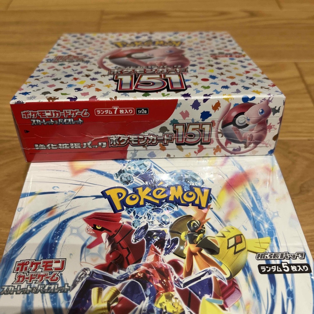 ポケモンカードゲーム シュリンク付き151BOX＆レイジングサーフBOX-