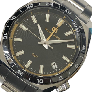 セイコー(SEIKO)の　セイコー SEIKO グランドセイコー　スポーツコレクション　セイコー創業140周年 SBGN023 ブラック ステンレススチール SS メンズ 腕時計(その他)