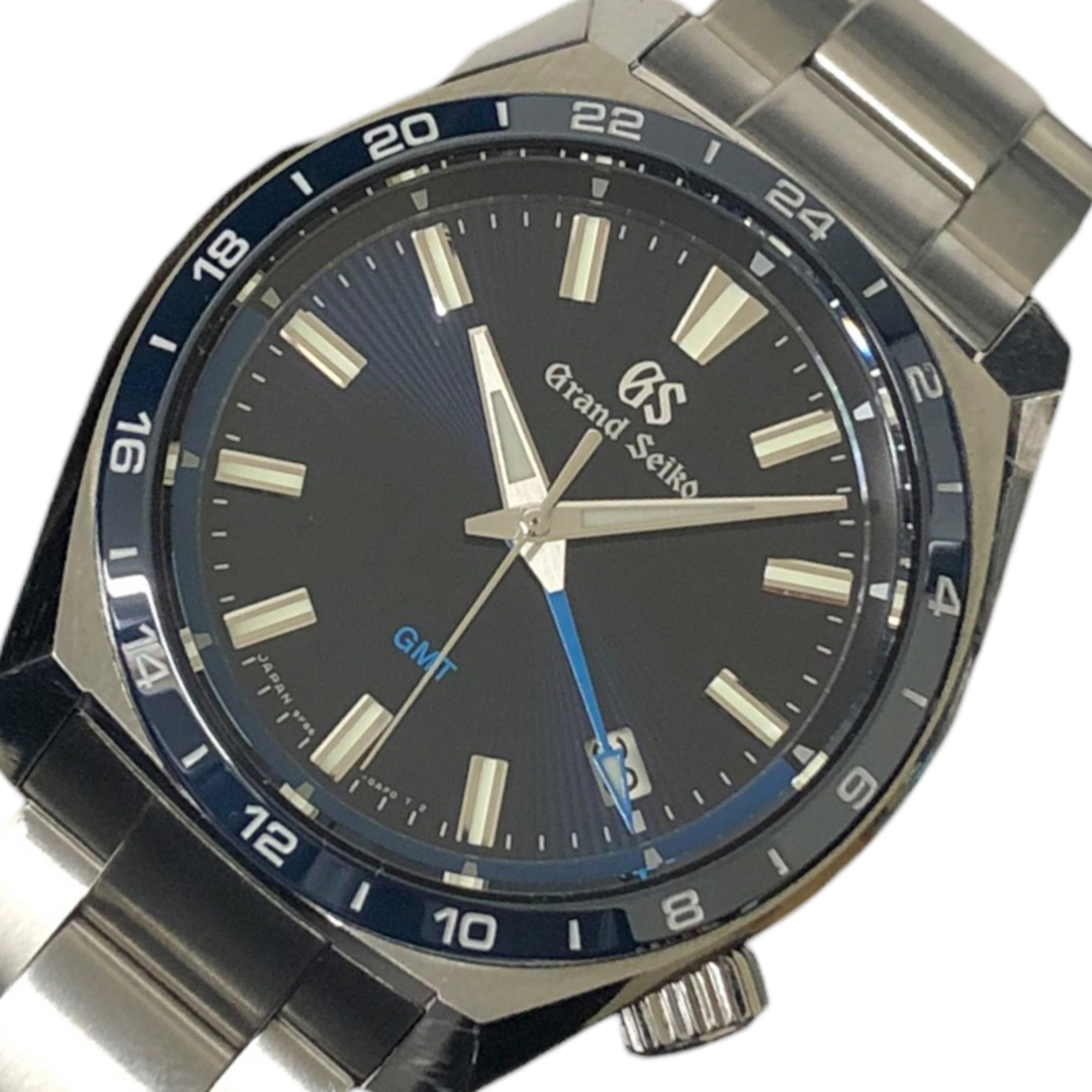 セイコー SEIKO グランドセイコー　スポーツコレクション　GMT SBGN021 ブルー ステンレススチール SS クオーツ メンズ 腕時計