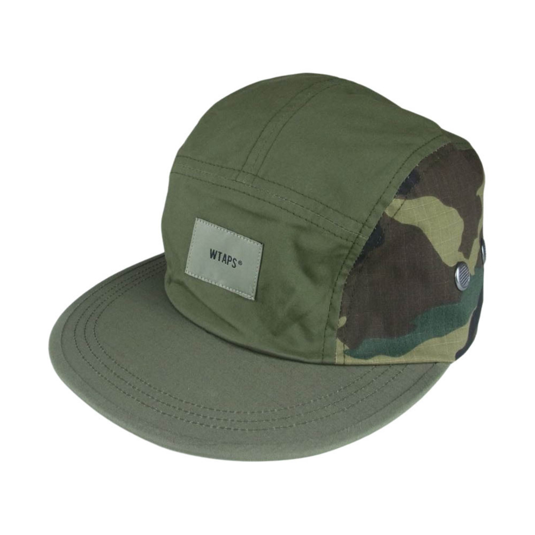 W)taps(ダブルタップス)のWTAPS ダブルタップス 21AW  212HCDT-HT01 T-5 01 CAP COTTON WEATHER RIPSTOP コットン ウェザー リップストップ キャップ カーキ系 00【新古品】【未使用】【中古】 メンズの帽子(その他)の商品写真