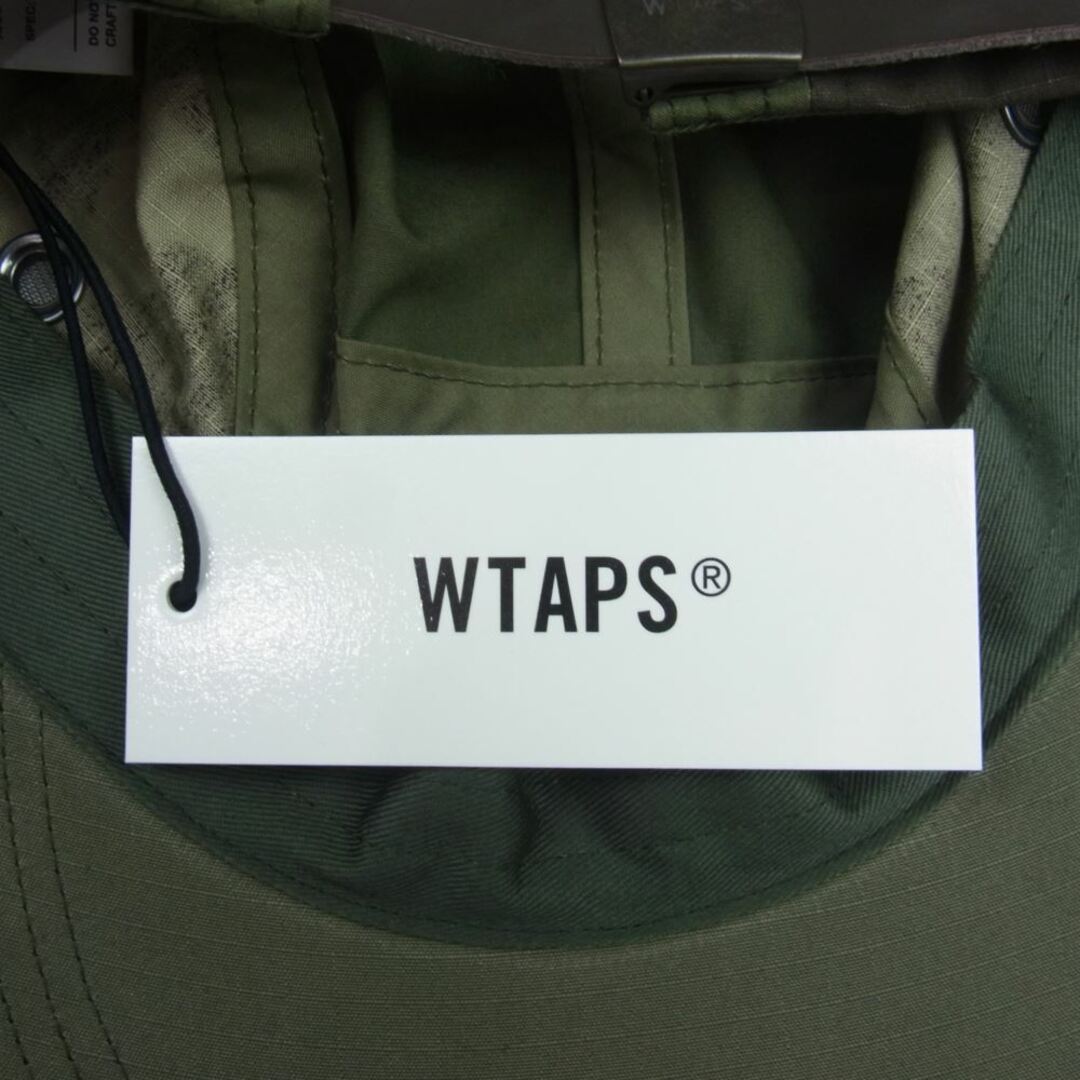 W)taps(ダブルタップス)のWTAPS ダブルタップス 21AW  212HCDT-HT01 T-5 01 CAP COTTON WEATHER RIPSTOP コットン ウェザー リップストップ キャップ カーキ系 00【新古品】【未使用】【中古】 メンズの帽子(その他)の商品写真