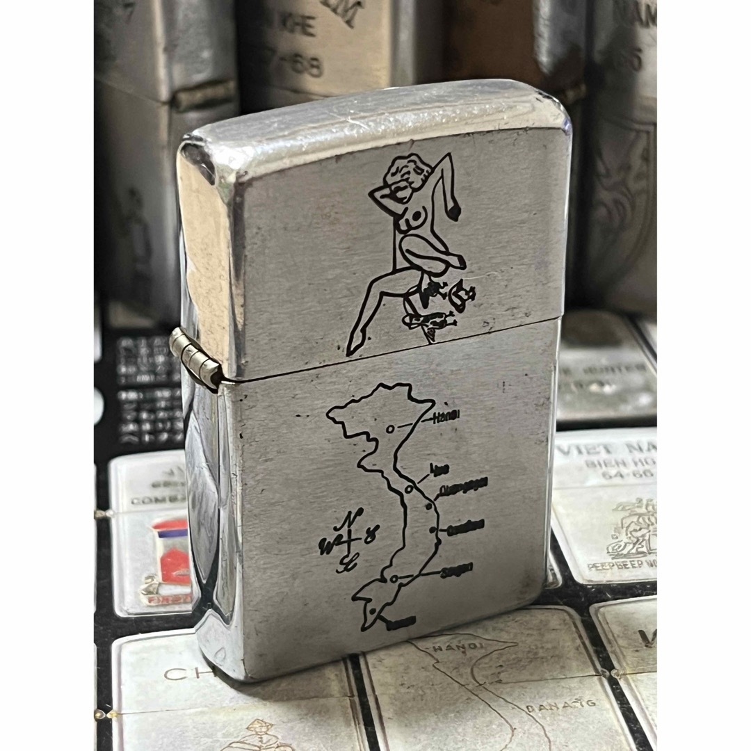 【ベトナムZIPPO】本物 1969年製ベトナムジッポー「ヌードモデル」LONG