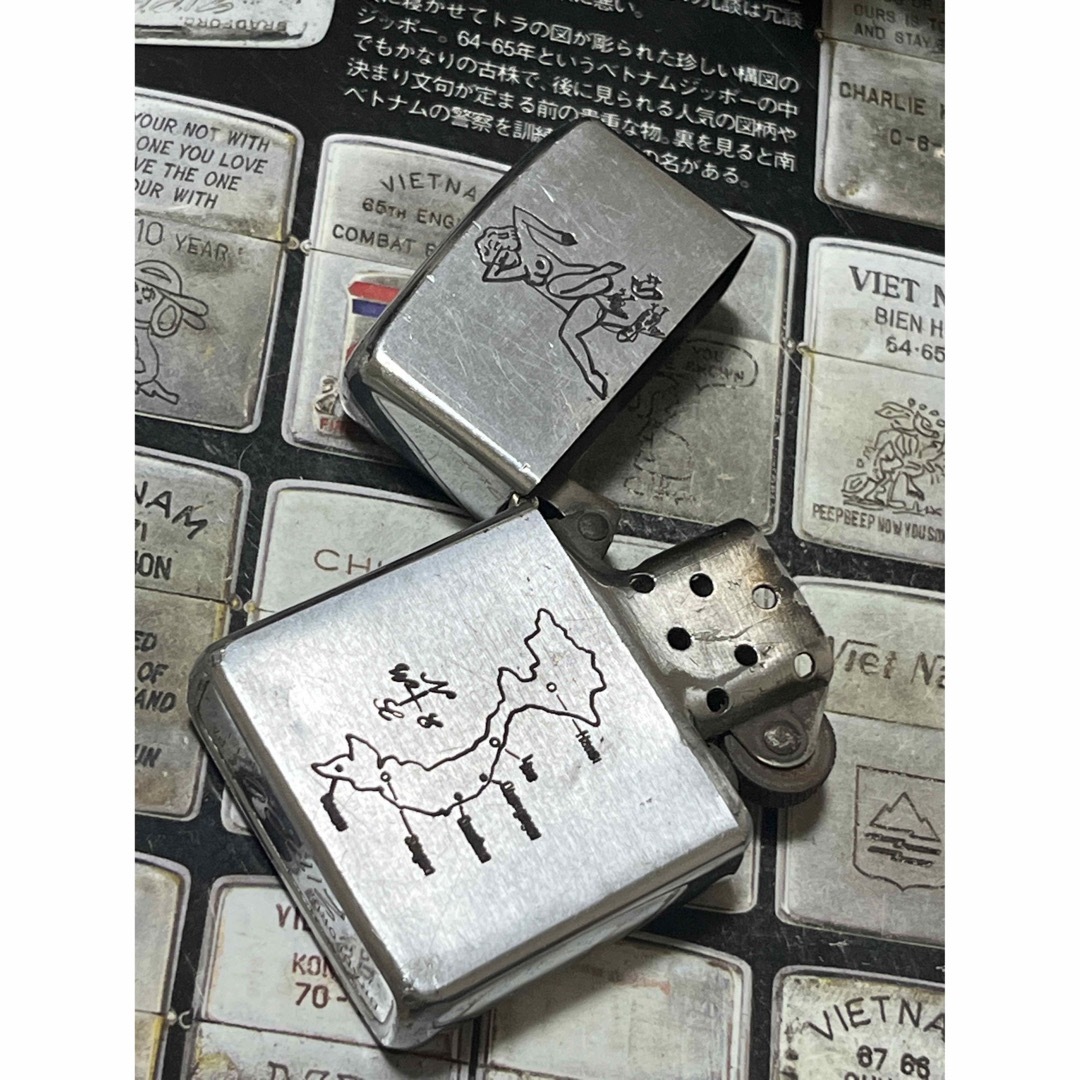 【ベトナムZIPPO】本物 1969年製ベトナムジッポー「ヌードモデル」LONG