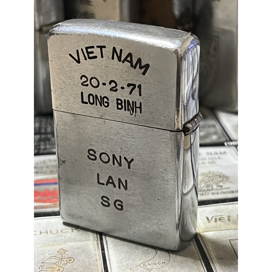 【ベトナムZIPPO】本物 1969年製ベトナムジッポー「ヌードモデル」LONG