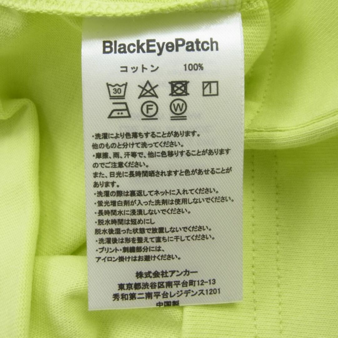 新品タグ付 ブラックアイパッチ THE BLACK EYE PATCH 22SS